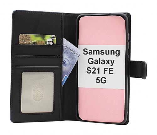 CoverinSkimblocker Samsung Galaxy S21 FE 5G Magnet Plnboksfodral