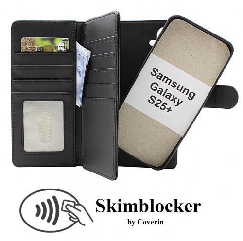 CoverinSkimblocker Samsung Galaxy S25+ XL Magnet Plnboksfodral