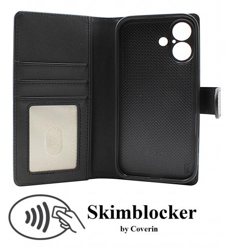 CoverinSkimblocker iPhone 16 Magnet Plnboksfodral