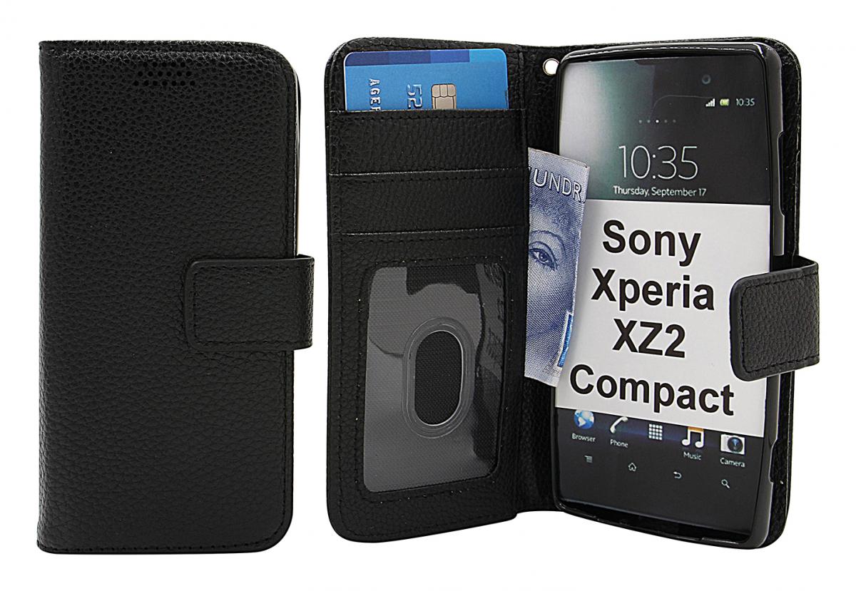 billigamobilskydd.seNew Standcase Wallet Sony Xperia XZ2 Compact (H8324)