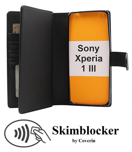 CoverinSkimblocker Sony Xperia 1 III XL Magnet Plnboksfodral