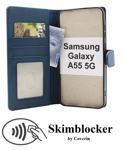 CoverinSkimblocker Samsung Galaxy A55 5G Plnboksfodral