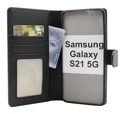 CoverinSkimblocker Samsung Galaxy S21 5G Magnet Plnboksfodral
