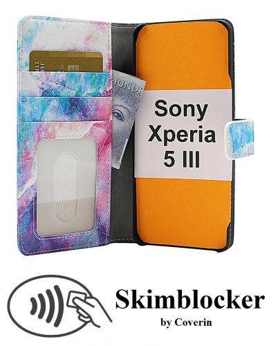 CoverinSkimblocker Magnet Designwallet Sony Xperia 5 III (XQ-BQ52)