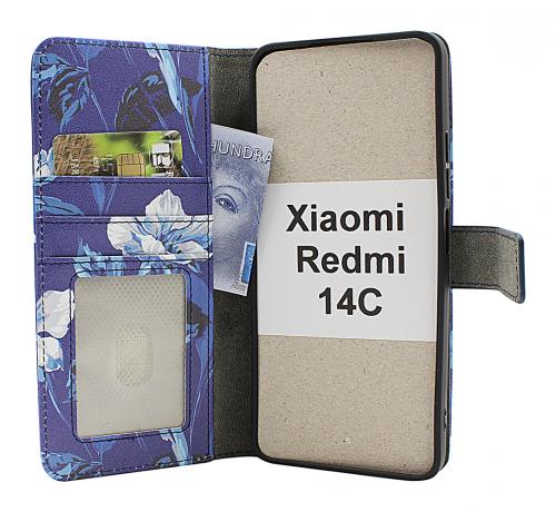 CoverinSkimblocker Xiaomi Redmi 14C Plnboksfodral Design