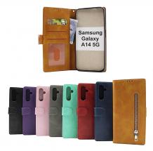 billigamobilskydd.seZipper Standcase Wallet Samsung Galaxy A14 5G