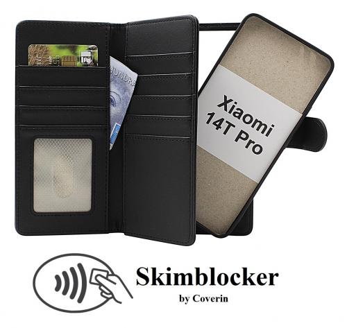 CoverinSkimblocker Xiaomi 14T Pro XL Magnet Plnboksfodral