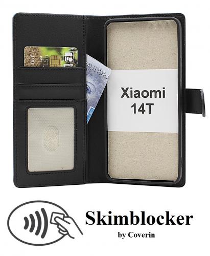 CoverinSkimblocker Xiaomi 14T 5G Magnet Plnboksfodral