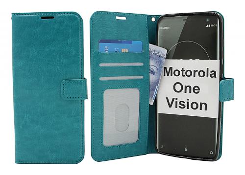 Crazy Horse Wallet Motorola One Vision