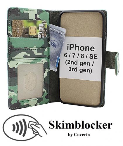 CoverinSkimblocker iPhone 6s/7/8/SE 2nd/3rd Gen Magnet Plnboksfodral Design