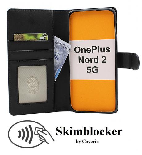 CoverinSkimblocker OnePlus Nord 2 5G Magnet Plnboksfodral