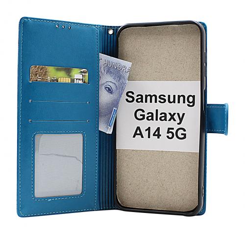 billigamobilskydd.seFlower Standcase Wallet Samsung Galaxy A14 4G / 5G