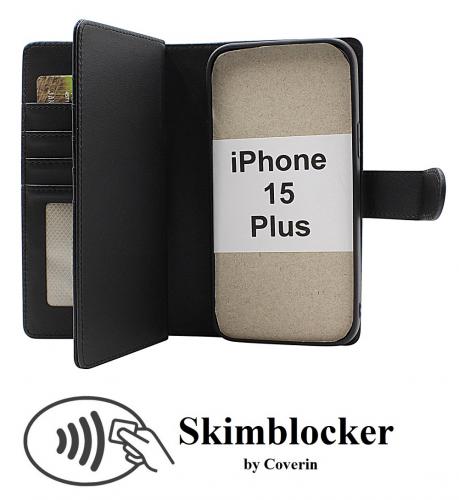 CoverinSkimblocker iPhone 15 Plus XL Magnet Plnboksfodral