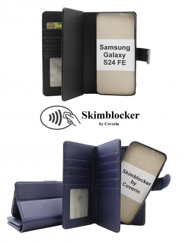 CoverinSkimblocker Samsung Galaxy S24 FE XL Magnet Plnboksfodral