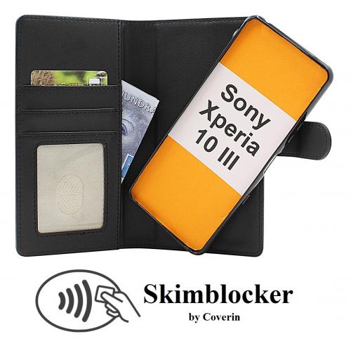 CoverinSkimblocker Sony Xperia 10 III Magnet Plnboksfodral