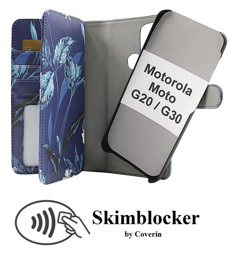 CoverinSkimblocker XL Magnet Designwallet Motorola Moto G20 / Moto G30