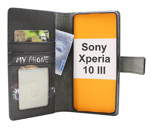 CoverinSkimblocker Sony Xperia 10 III Plnboksfodral Design