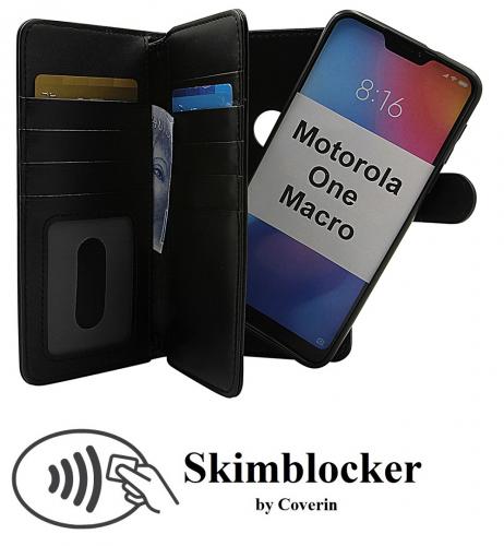 CoverinSkimblocker XL Magnet Fodral Motorola One Macro