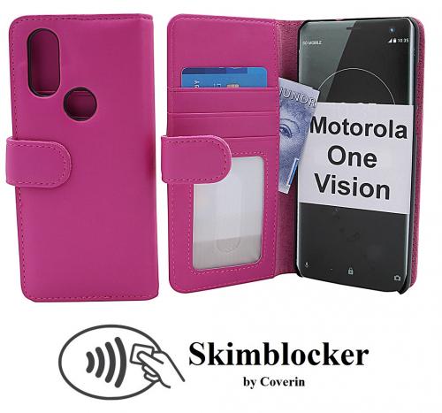 CoverinSkimblocker Plnboksfodral Motorola One Vision