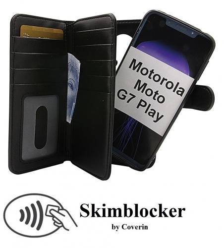 CoverinSkimblocker XL Magnet Fodral Motorola Moto G7 Play