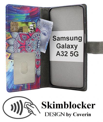 CoverinSkimblocker Samsung Galaxy A32 5G Plnboksfodral Design