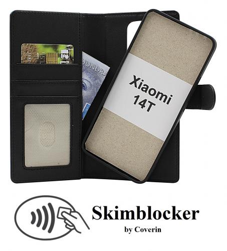 CoverinSkimblocker Xiaomi 14T 5G Magnet Plnboksfodral