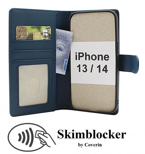 CoverinSkimblocker iPhone 13 / 14 Magnet Plnboksfodral