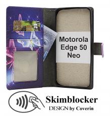 CoverinSkimblocker Motorola Edge 50 Neo Plånboksfodral Design