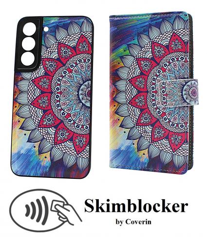 CoverinSkimblocker Samsung Galaxy S22 5G Magnet Plnboksfodral Design