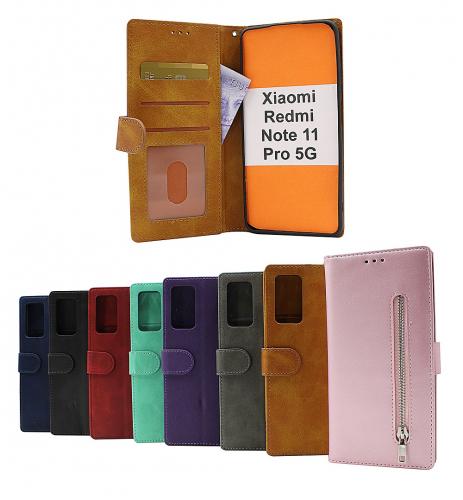 billigamobilskydd.seZipper Standcase Wallet Xiaomi Redmi Note 11 Pro 5G