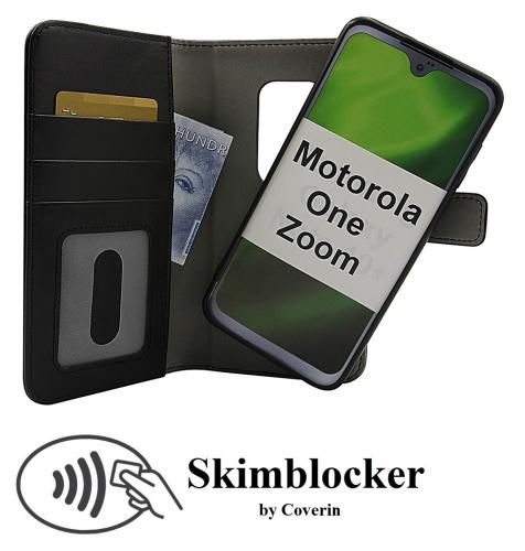 CoverinSkimblocker Magnet Fodral Motorola One Zoom