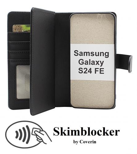 CoverinSkimblocker Samsung Galaxy S24 FE XL Magnet Plnboksfodral