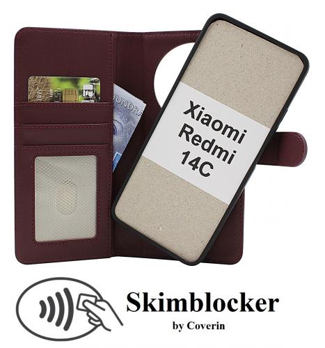 CoverinSkimblocker Xiaomi Redmi 14C Magnet Plnboksfodral