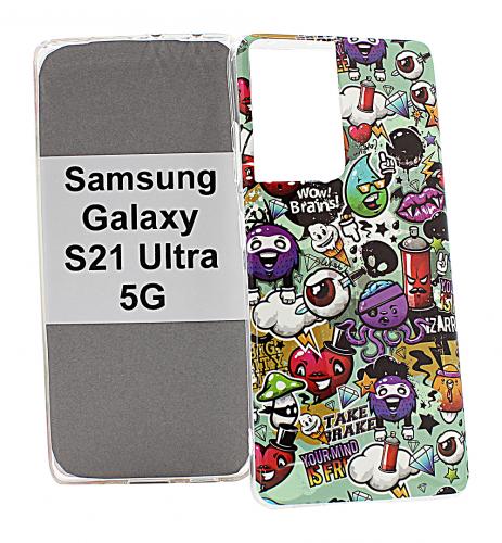 billigamobilskydd.seDesignskal TPU Samsung Galaxy S21 Ultra 5G (G998B)