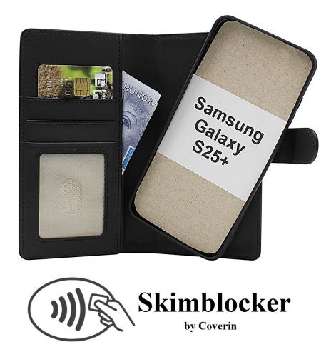 CoverinSkimblocker Samsung Galaxy S25+ Magnet Plnboksfodral