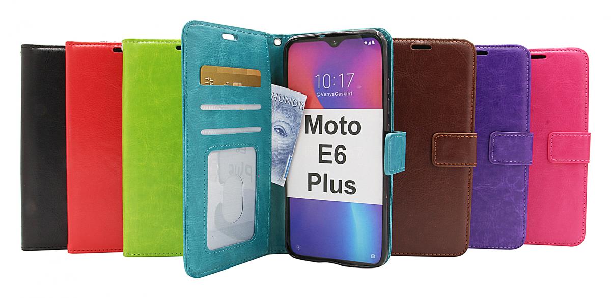 billigamobilskydd.seCrazy Horse Wallet Motorola Moto E6 Plus