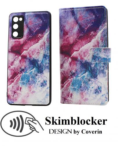 CoverinSkimblocker Samsung Galaxy S20 FE / S20 FE 5G Magnet Plnboksfodral Design