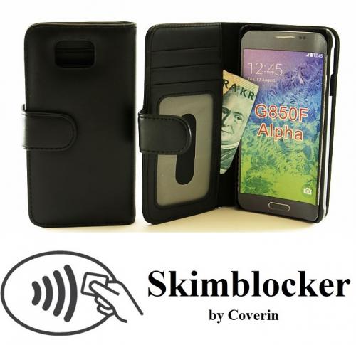 CoverinSkimblocker Plnboksfodral Samsung Galaxy Alpha (G850F)