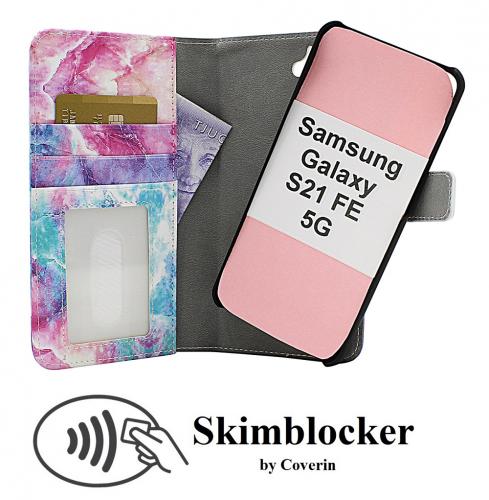 CoverinSkimblocker Magnet Designwallet Samsung Galaxy S21 FE 5G