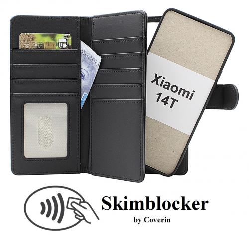 CoverinSkimblocker Xiaomi 14T 5G XL Magnet Plnboksfodral