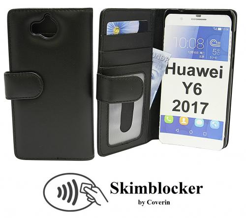 CoverinSkimblocker Plnboksfodral Huawei Y6 2017 (MYA-L41)