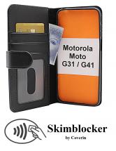 CoverInSkimblocker Plånboksfodral Motorola Moto G31/G41