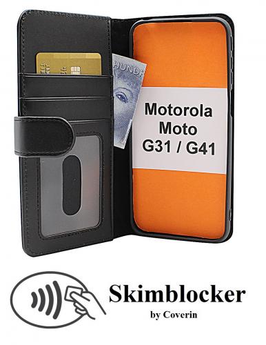 CoverinSkimblocker Plnboksfodral Motorola Moto G31/G41