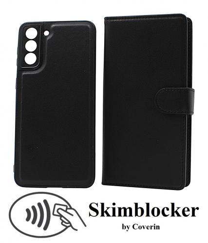 CoverinSkimblocker Samsung Galaxy S21 Plus 5G Magnet Plnboksfodral