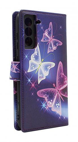 CoverinSkimblocker Samsung Galaxy S21 FE 5G Magnet Plnboksfodral Design