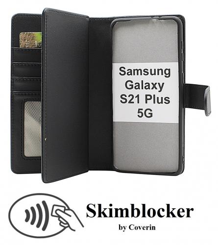 CoverinSkimblocker Samsung Galaxy S21 Plus 5G XL Magnet Plnboksfodral