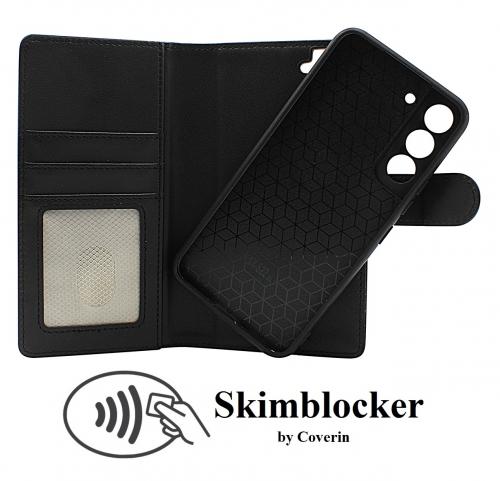 CoverinSkimblocker Samsung Galaxy S22 5G Magnet Plnboksfodral