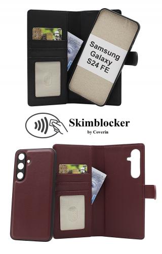 CoverinSkimblocker Samsung Galaxy S24 FE Magnet Plnboksfodral