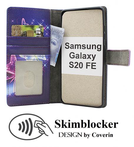 CoverinSkimblocker Samsung Galaxy S20 FE 5G Plnboksfodral Design