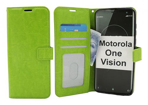 Crazy Horse Wallet Motorola One Vision
